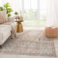 Gracewood Hollow Chambers Blue And Beige Medallion Area Rug