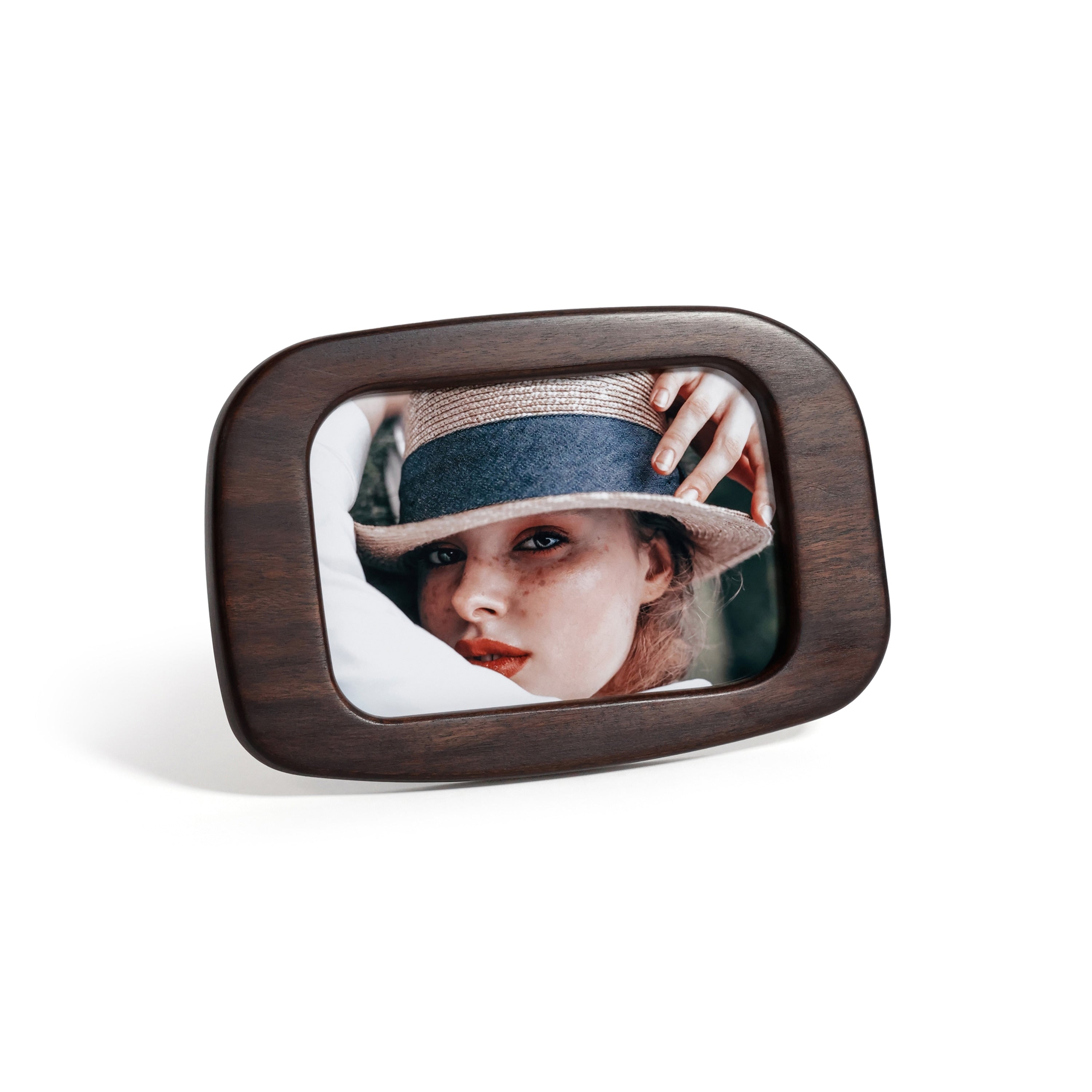 Dark Acacia Wood Photo Frame
