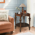 Dark Brown Side Table Coffee Table Sofa Table With Shelf Center Table Hallway Table For Living Room