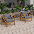Dark Grey Reception Chair Side Chair Armchair Set Of 2 With Cushions Padded Chair Coffee Chair Club Chair Dining Chair
