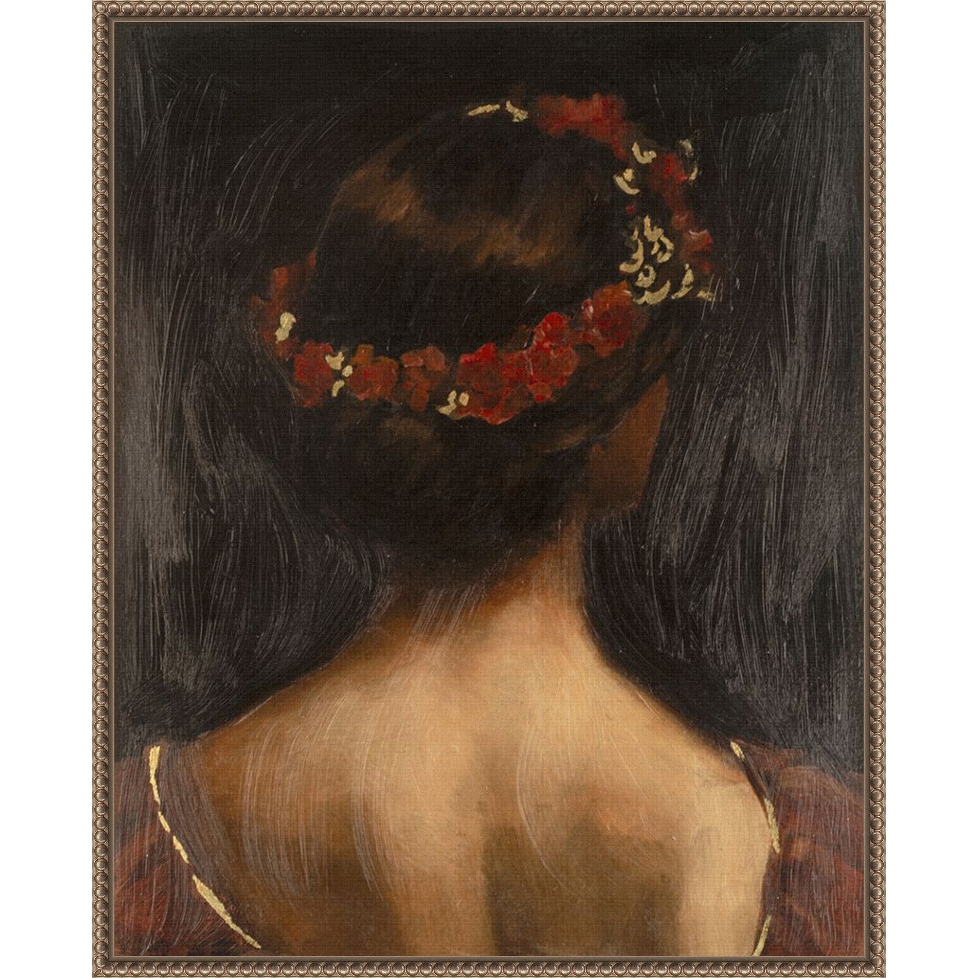 Dark Portrait I By Ethan Harper Framed Canvas Wall Art Print