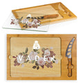 Darth Vader Icon Glass Top Serving Tray Knife Set