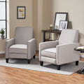Darvis Contemporary Fabric Recliner Set Of 2 By Christopher Knight Home