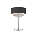 Porch Den Mcbride Chrome Finish 3 Light Table Lamp