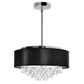 Porch Den Mcbride Chrome Finish 4 Light Chandelier