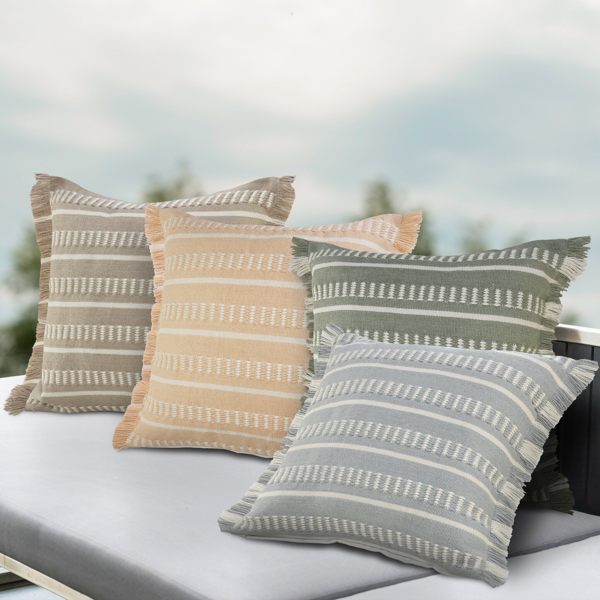 Dash Geometric Indoor Outdoor Throw Pillow
