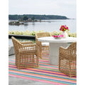 Dash Albert Bright Stripe Handwoven Indoor Outdoor Rug