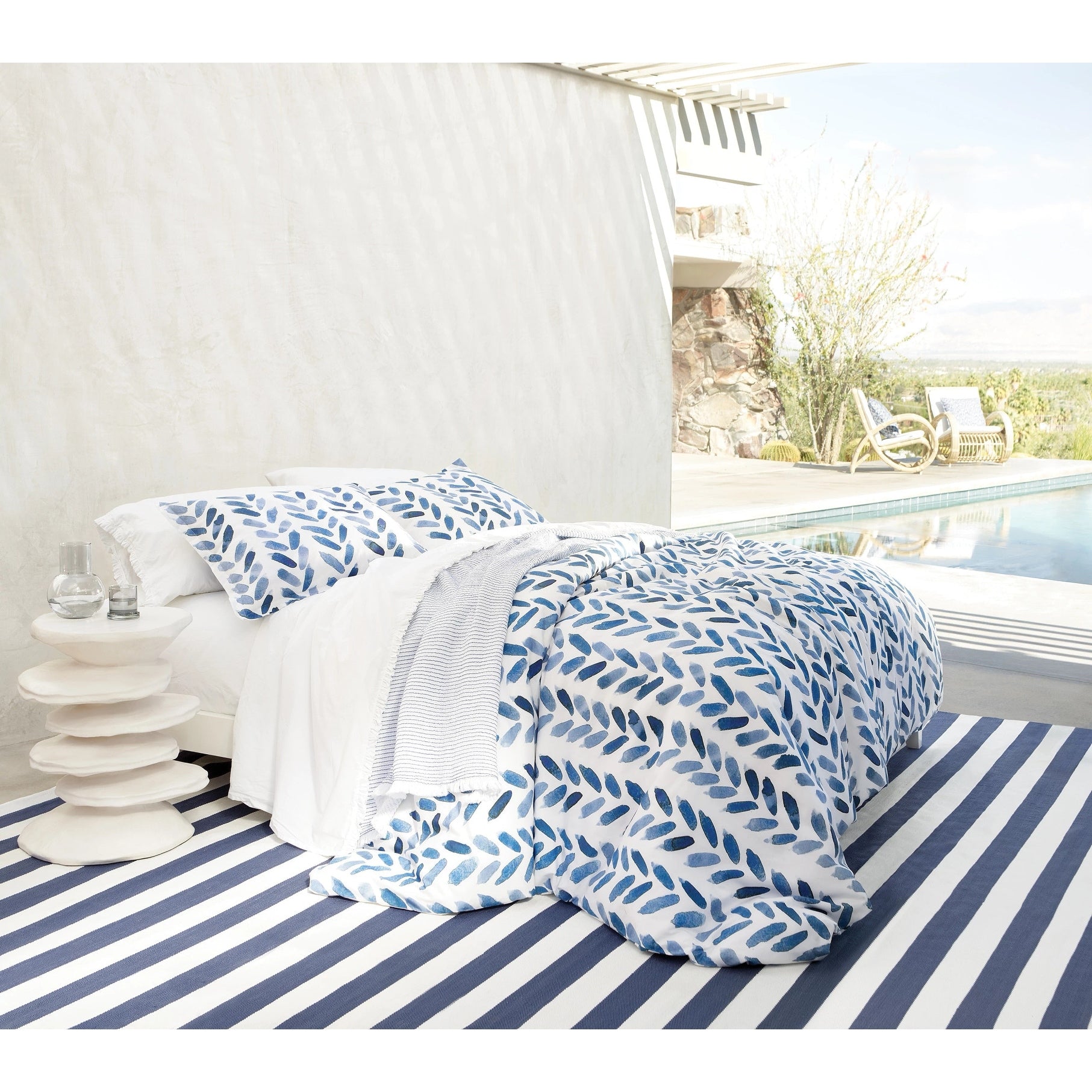 Dash Albert Catamaran Stripe Handwoven Indoor Outdoor Rug