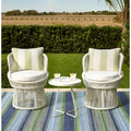 Dash Albert Fiesta Stripe Handwoven Indoor Outdoor Rug