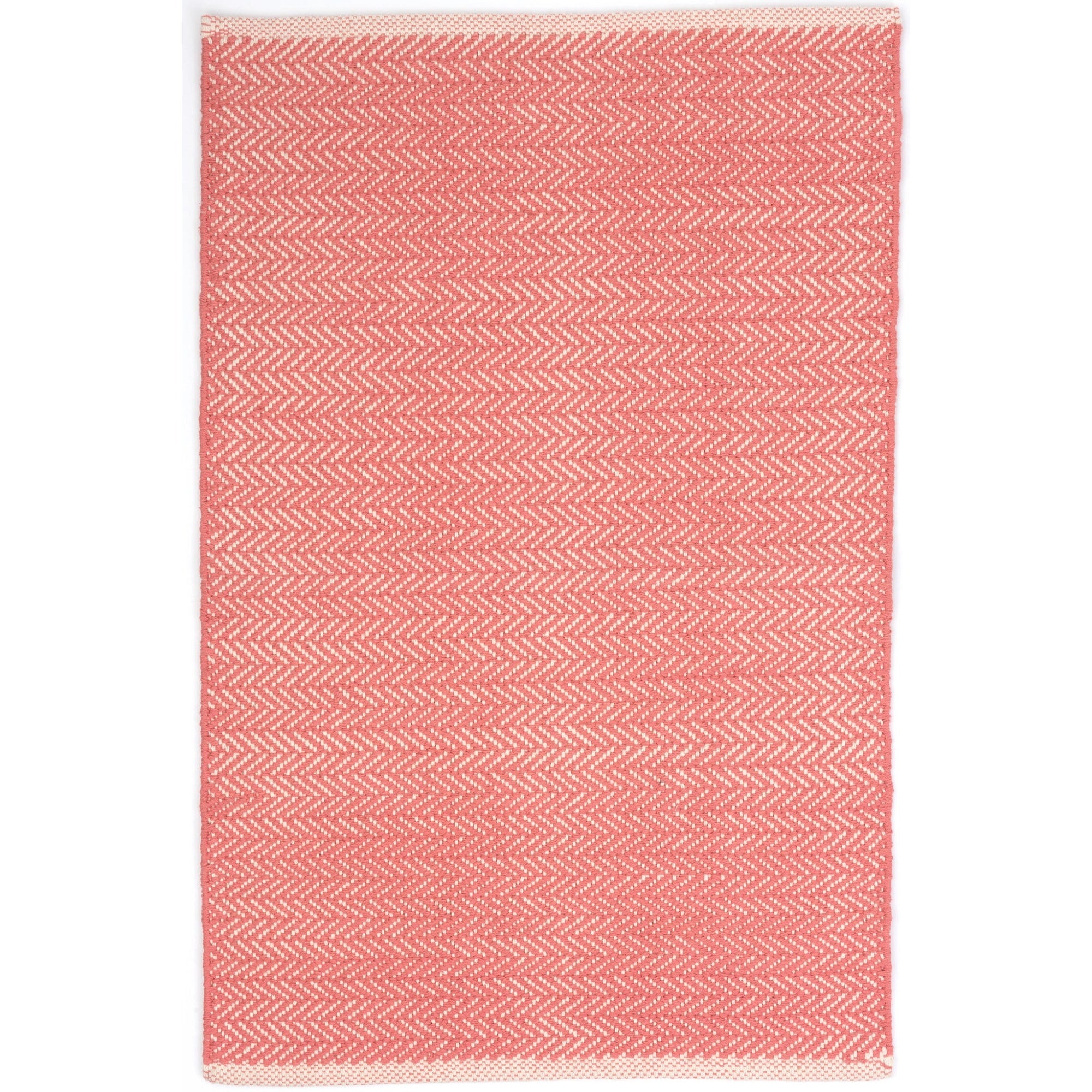 Dash Albert Herringbone Handwoven Cotton Rug