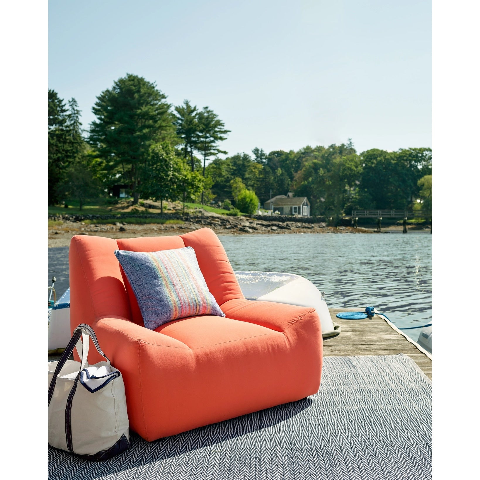 Dash Albert Herringbone Handwoven Indoor Outdoor Rug
