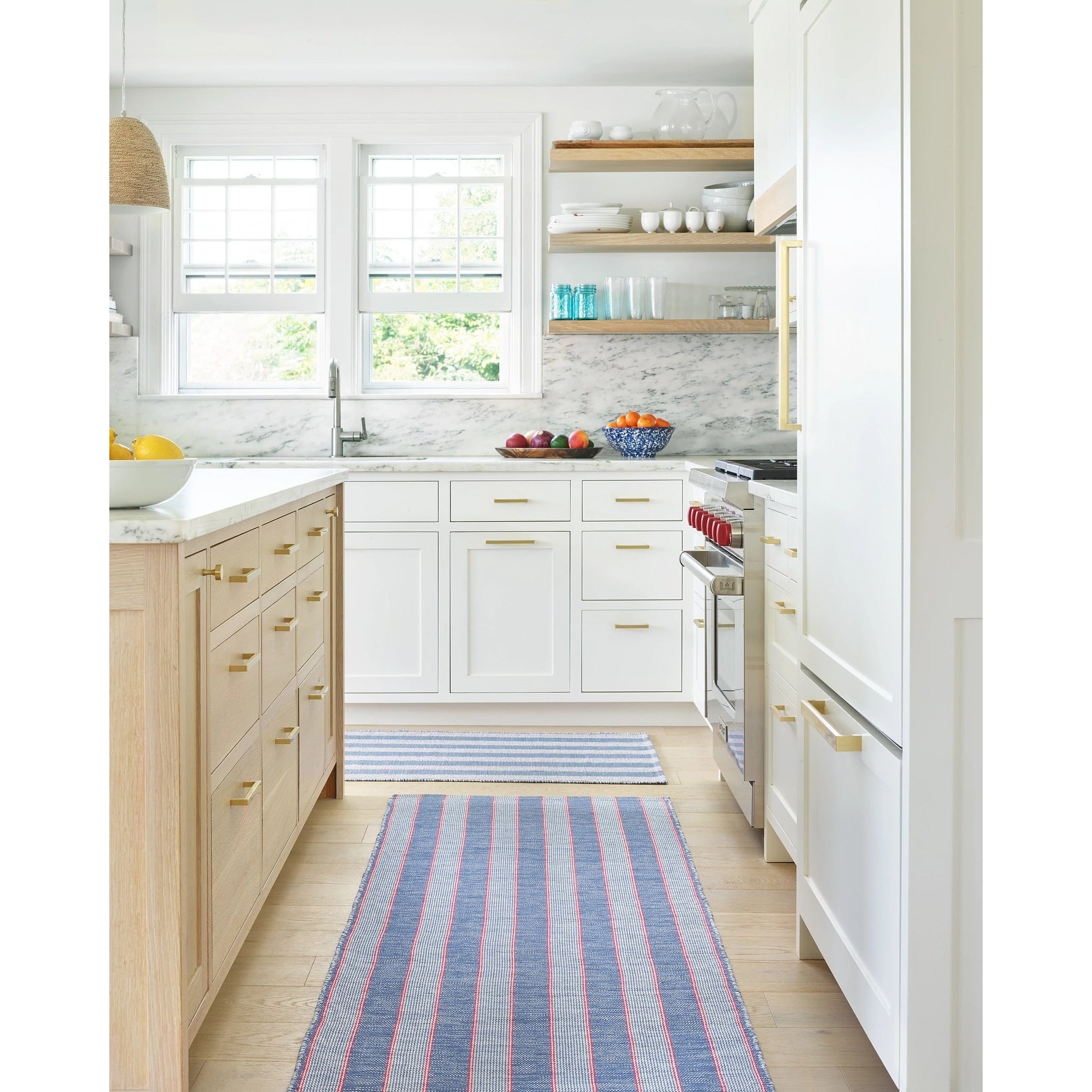 Dash Albert Hillsgrove Stripe Handwoven Cotton Rug