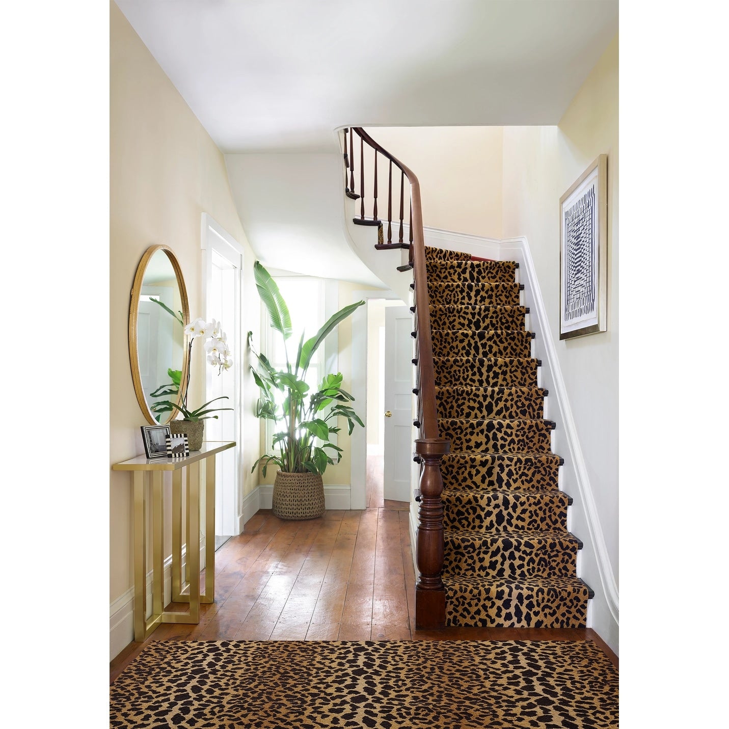 Dash Albert Leopard Hand Micro Hooked Wool Rug