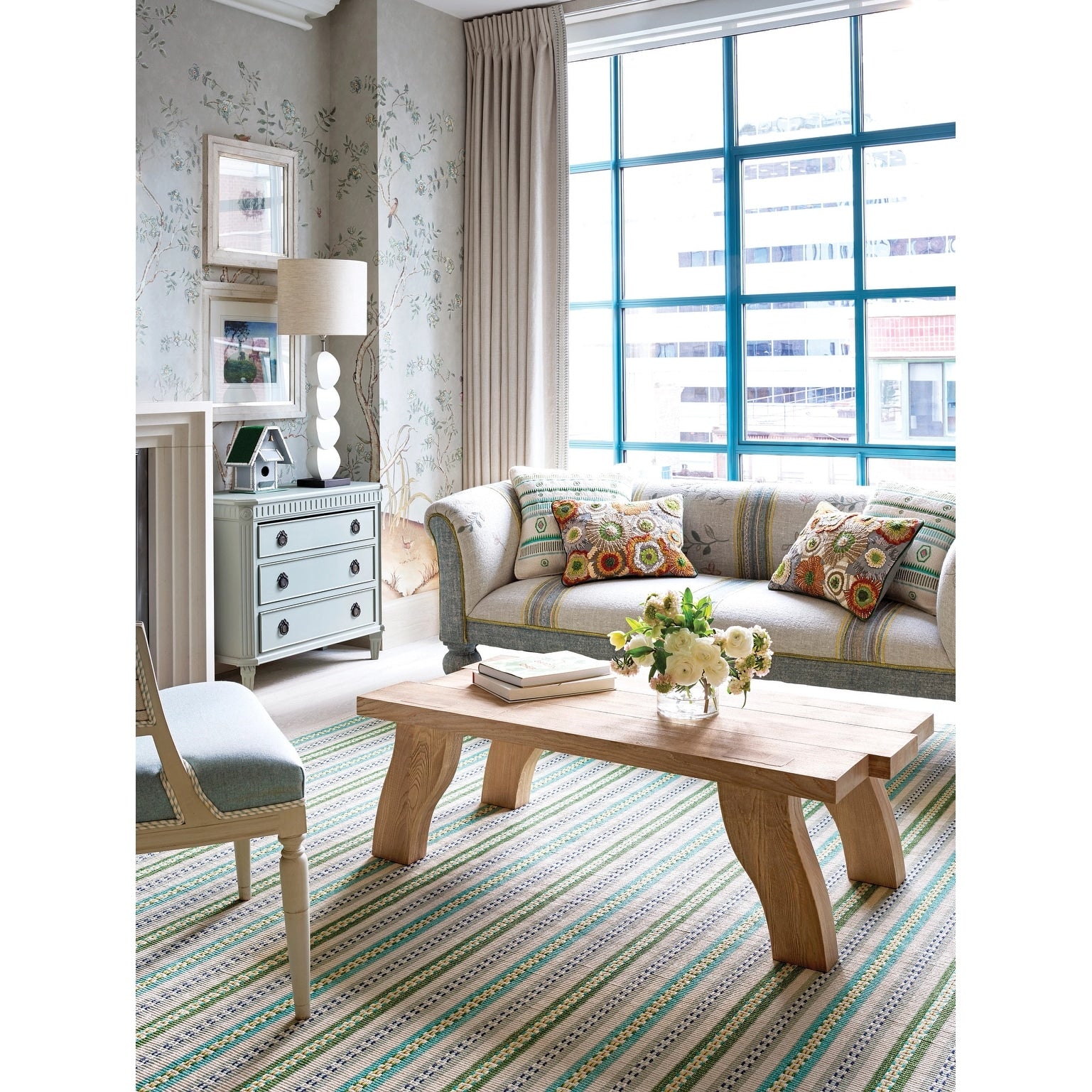 Dash Albert Long Slade Handwoven Cotton Rug