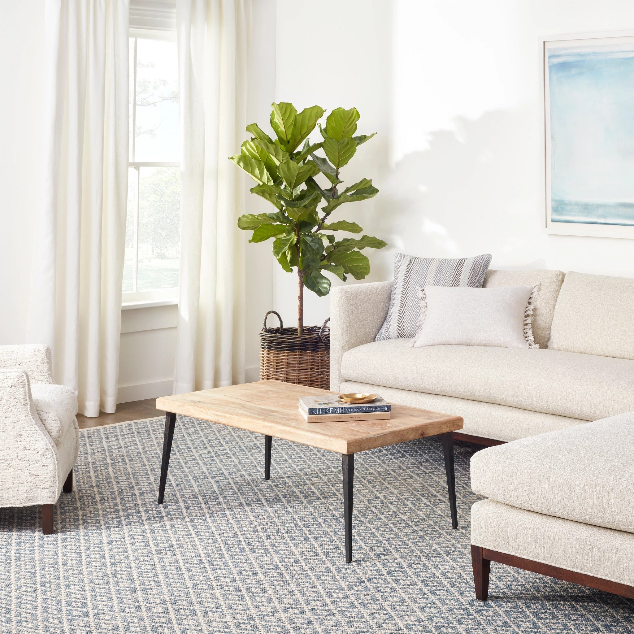 Dash Albert Melange Diamond Handwoven Cotton Rug