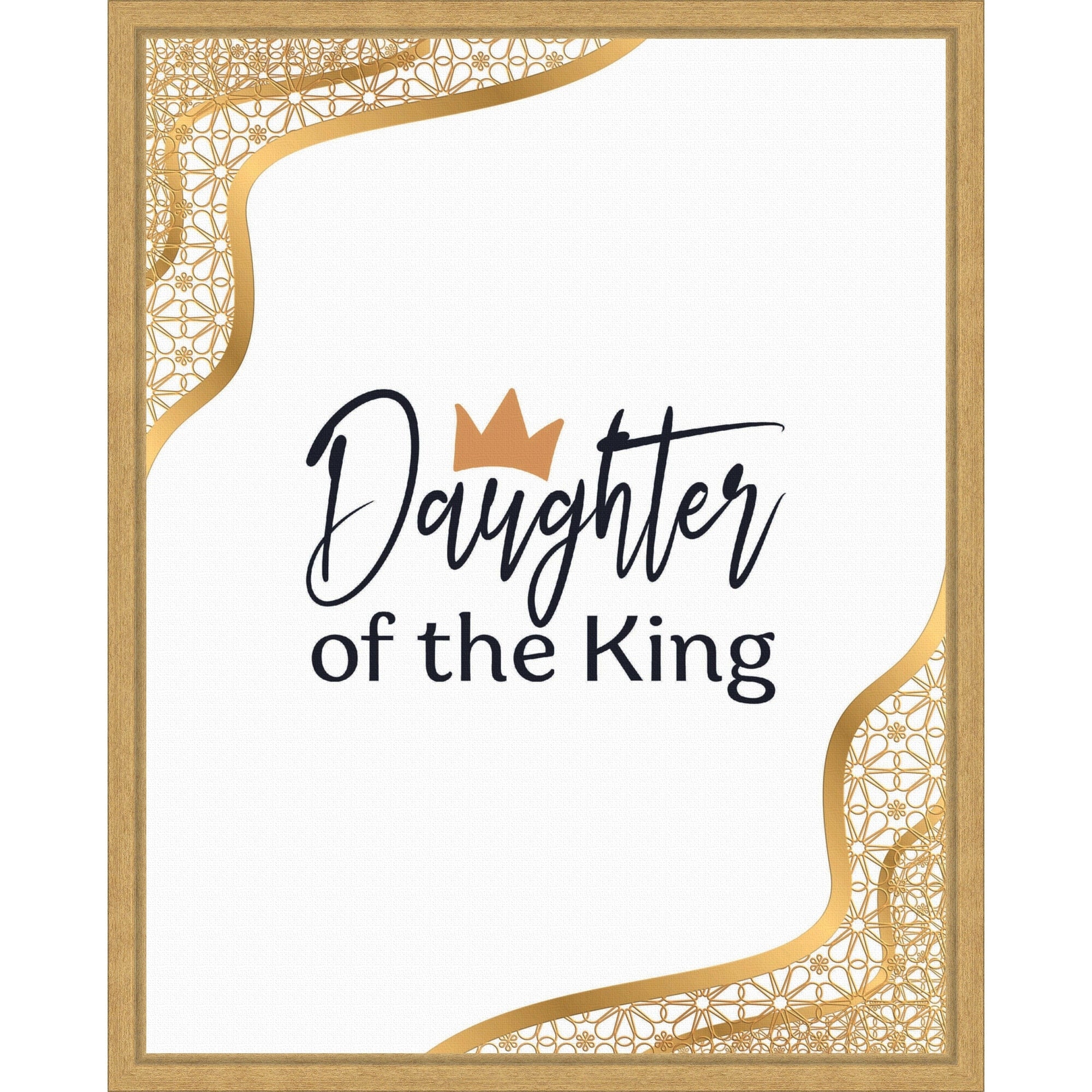 Daughter Of The King By Alva Jumath Framed Canvas Wall Art Print