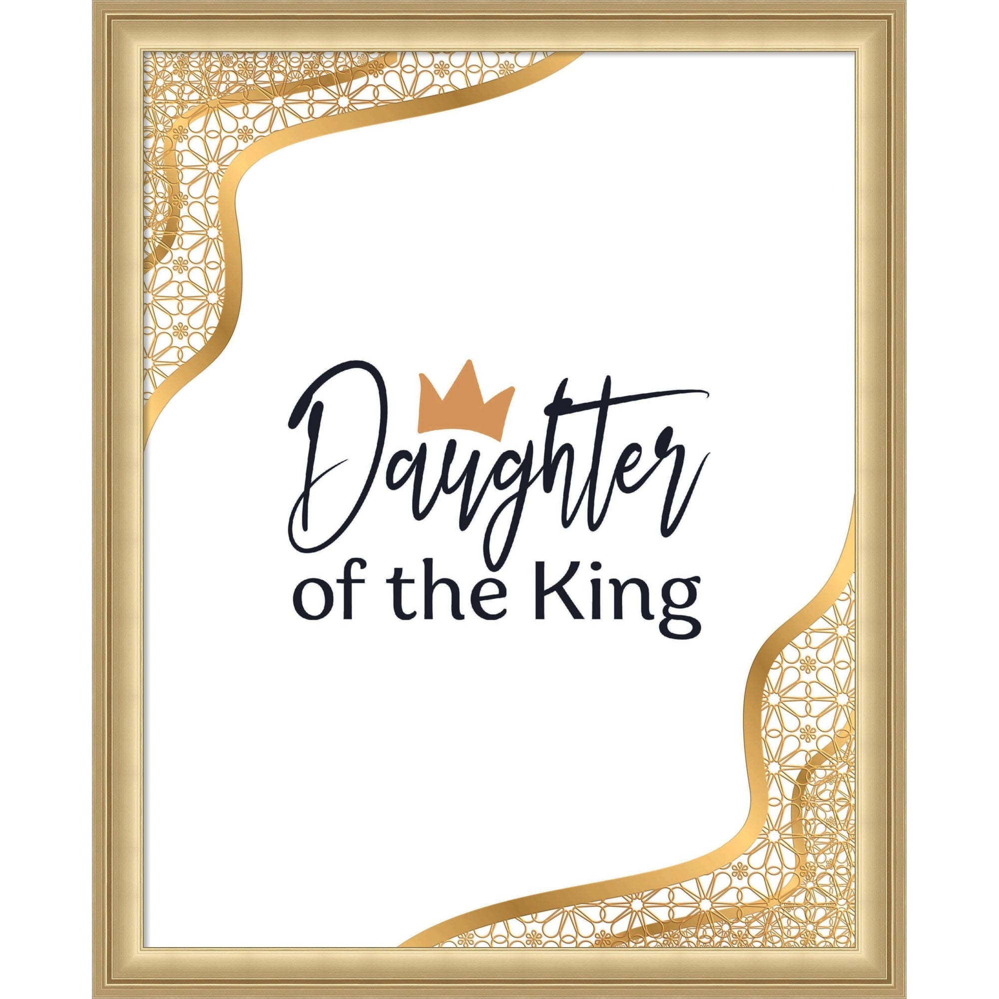 Daughter Of The King By Alva Jumath Framed Mounted Canvas Wall Art Print