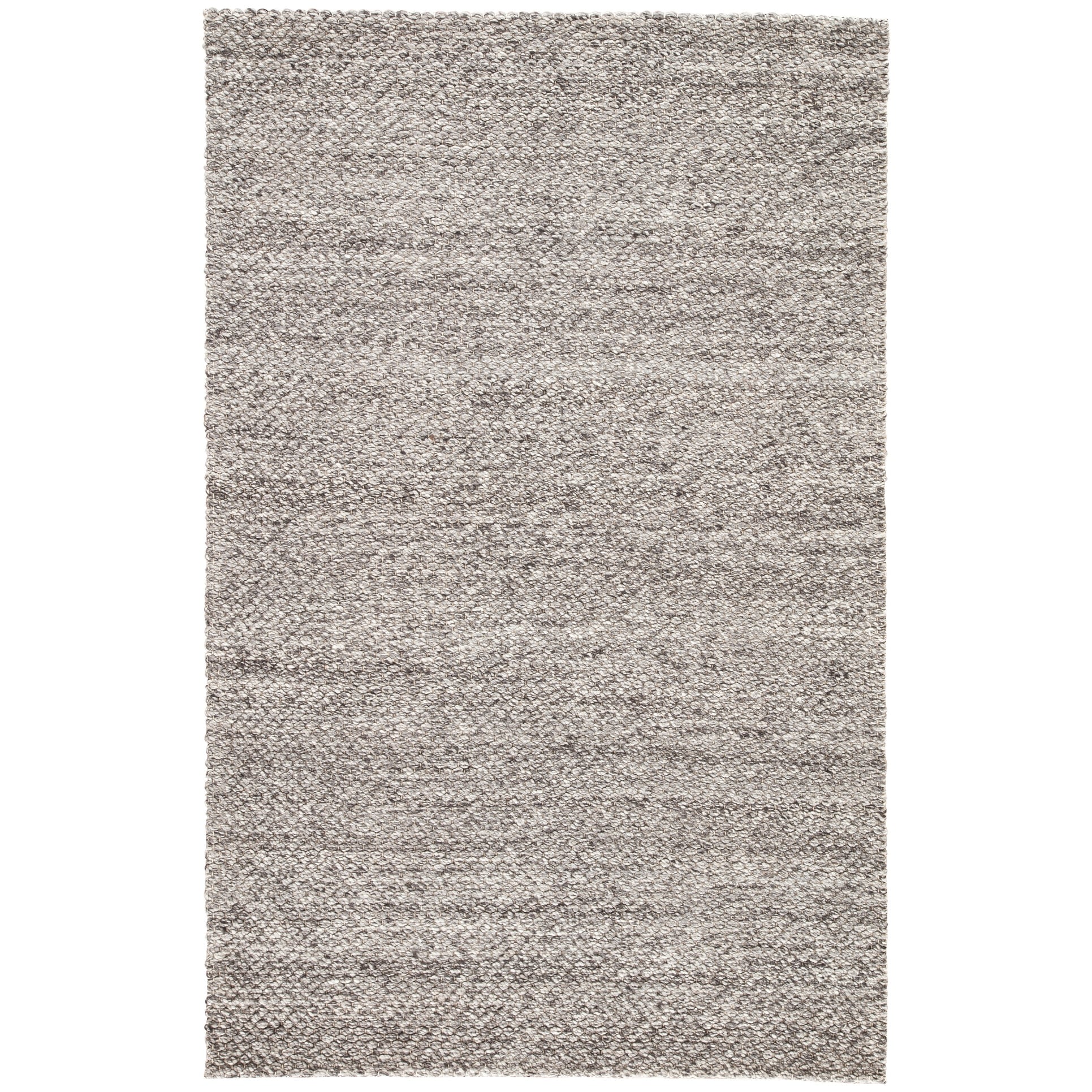 Daven Handmade Solid Gray Silver Area Rug 8 X 10 710 X910