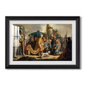David With Goliaths Head In 1627 Rembrandt Van Rijn Custom Framed Print