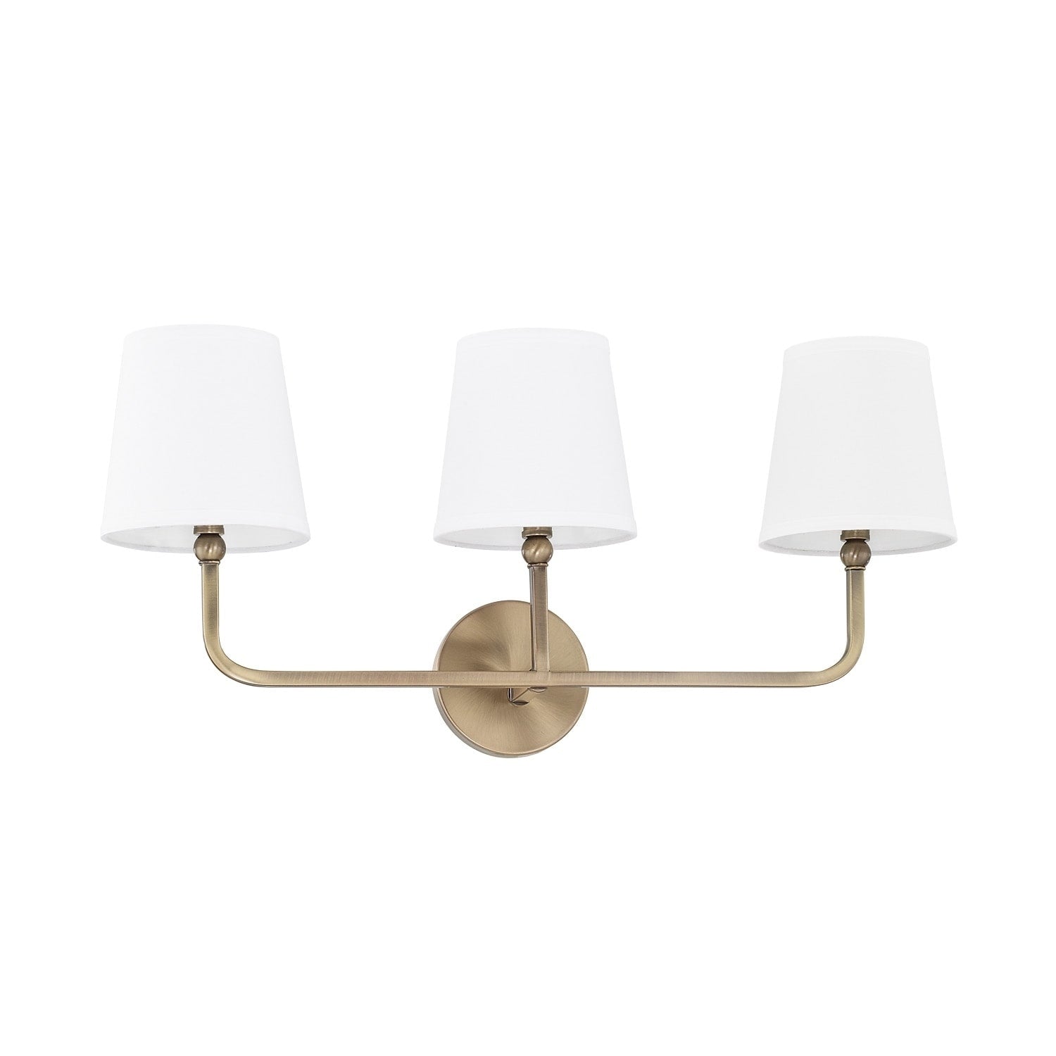 Capital Lighting Dawson Collection 3 Light Aged Brass Bath Vanity Light