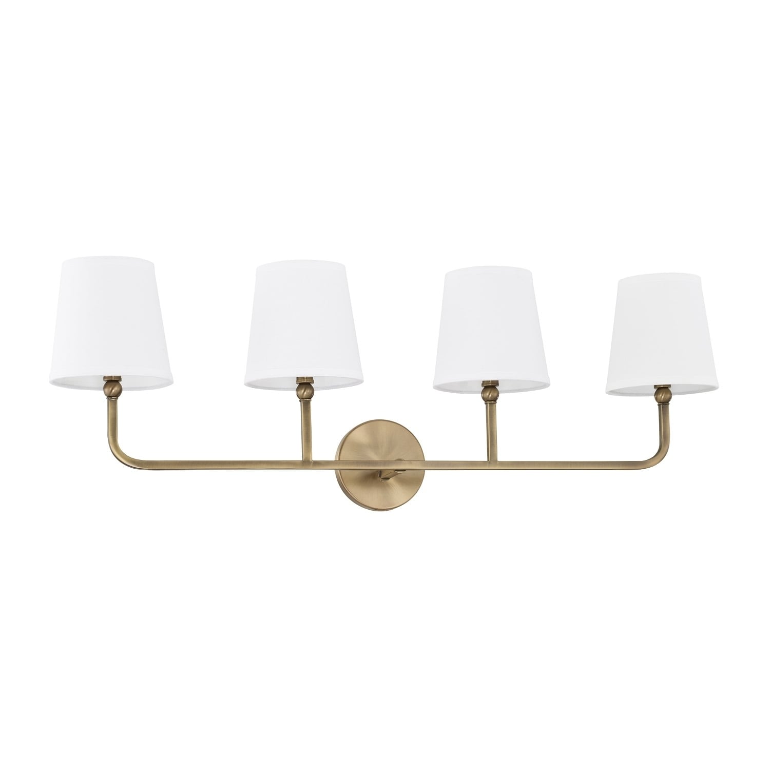 Capital Lighting Dawson Collection 4 Light Aged Brass Bath Vanity Light