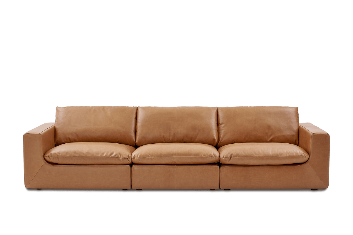 Dawson Leather Extended Sofa