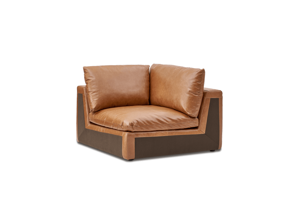 Dawson Leather Corner Couch