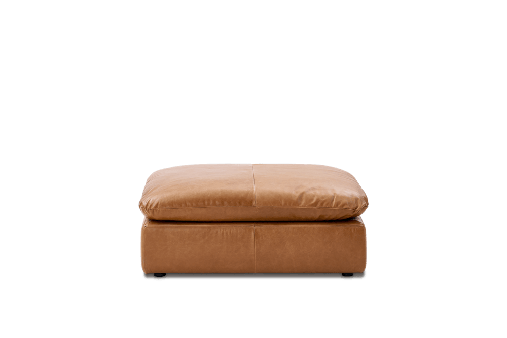 Dawson Leather Large Ottoman