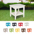 30 Inch Rectangular Side Table With Hydro Tex Finish