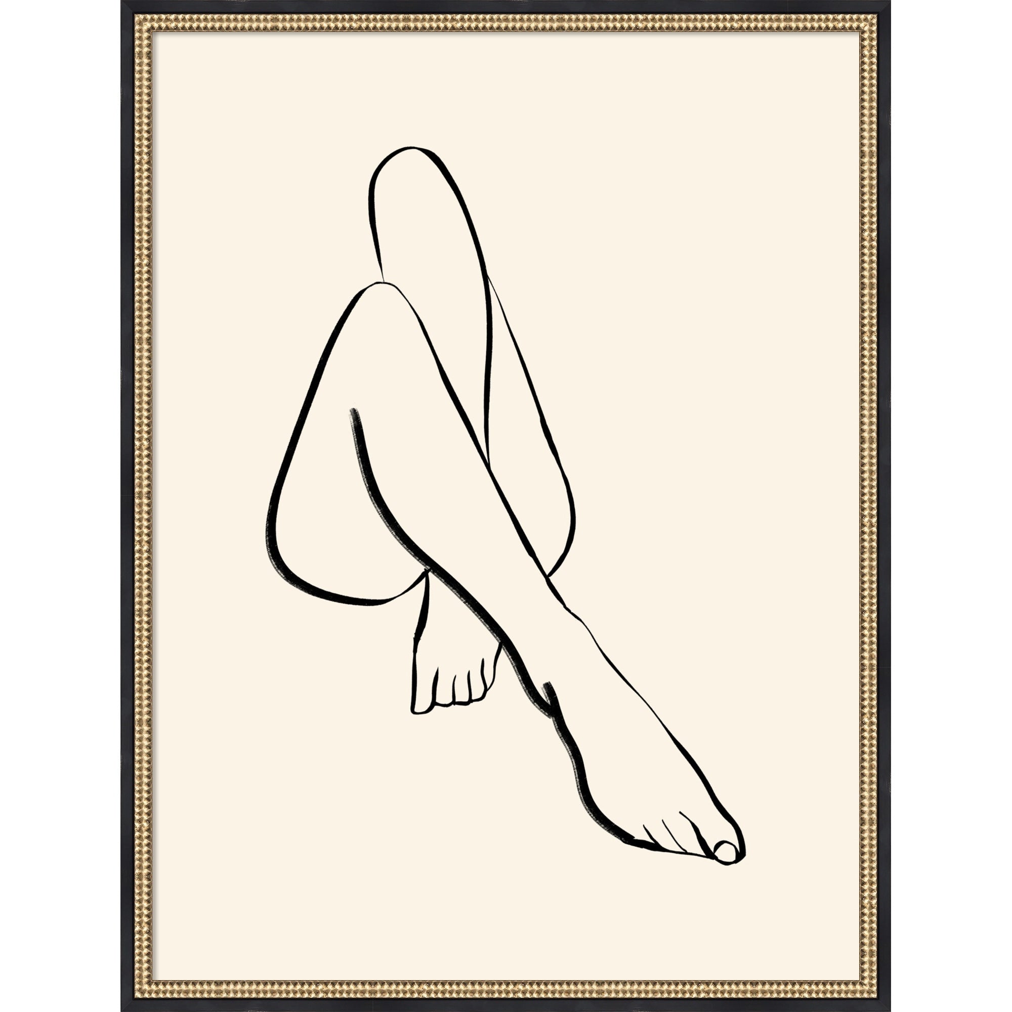 Day Off By Uma Gokhale Framed Mounted Canvas Wall Art Print