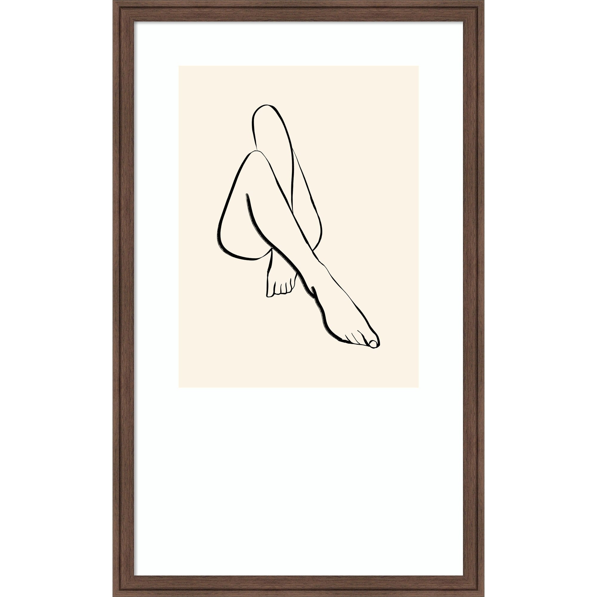 Day Off By Uma Gokhale Wood Framed Wall Art Print