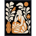 Daydreams In The Amber Garden By Tradelink Inhouse Artist Framed Canvas Wall Art Print