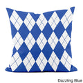 Bright Geometric Argyle 20X20 Inch Decorative Pillow