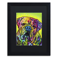 Dean Russo Hey Bulldog Matted Framed Art