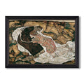 Death And The Maiden 1915 Egon Schiele Custom Framed Canvas