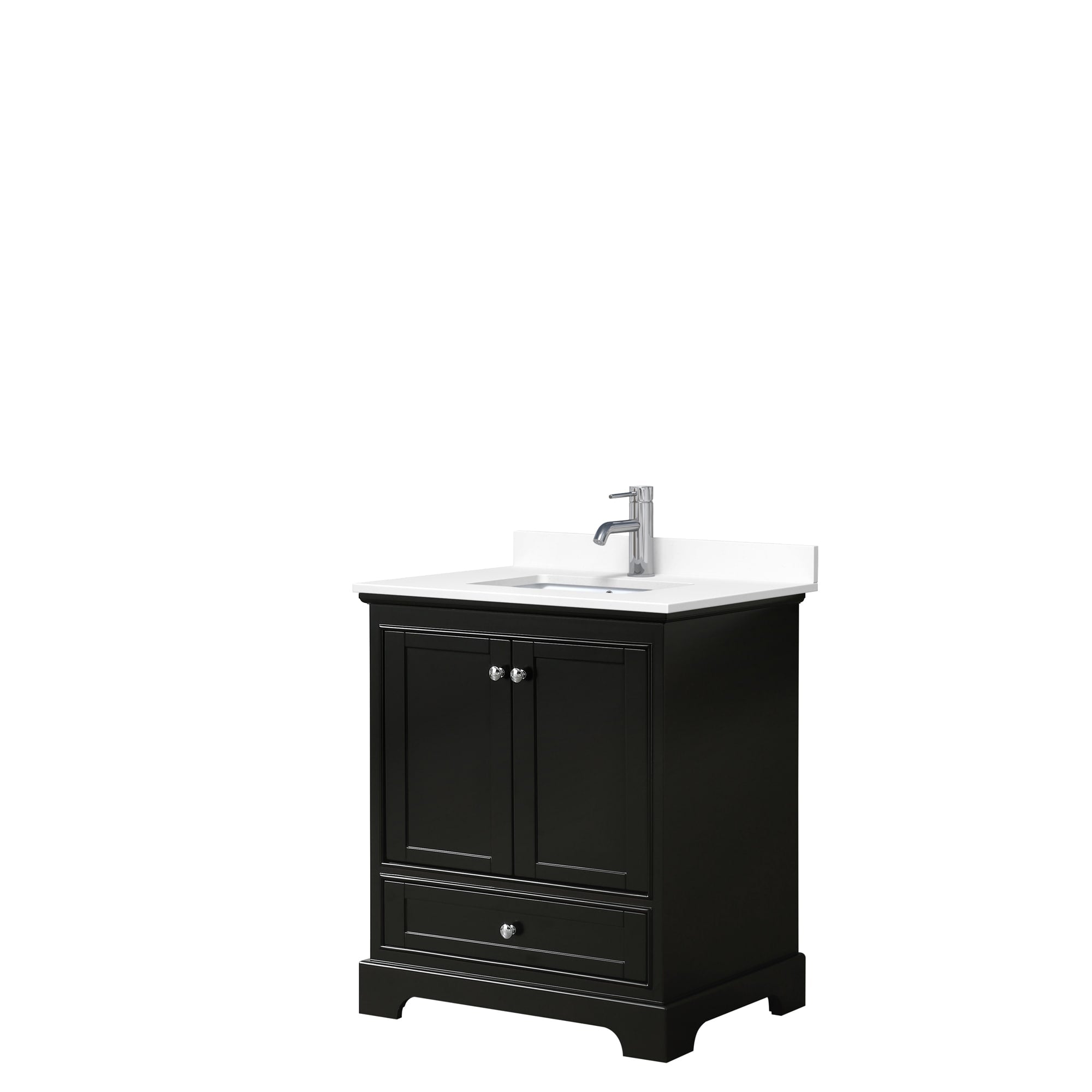 Deborah 30 Inch Single Vanity Cultured Marble Top