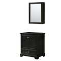 Deborah 30 Inch Dark Espresso Single Vanity Cabinet Med Cab