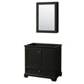 Deborah 36 Inch Dark Espresso Single Vanity Cabinet Med Cab