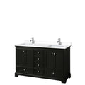 Deborah 60 Inch Double Vanity Cultured Marble Top