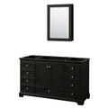 Deborah 60 Inch Dark Espresso Single Vanity Cabinet Med Cab