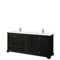 Deborah 80 Inch Double Vanity Cultured Marble Top