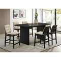 Decker 7 Piece 70 Inch Rectangular Counter Height Dining Set