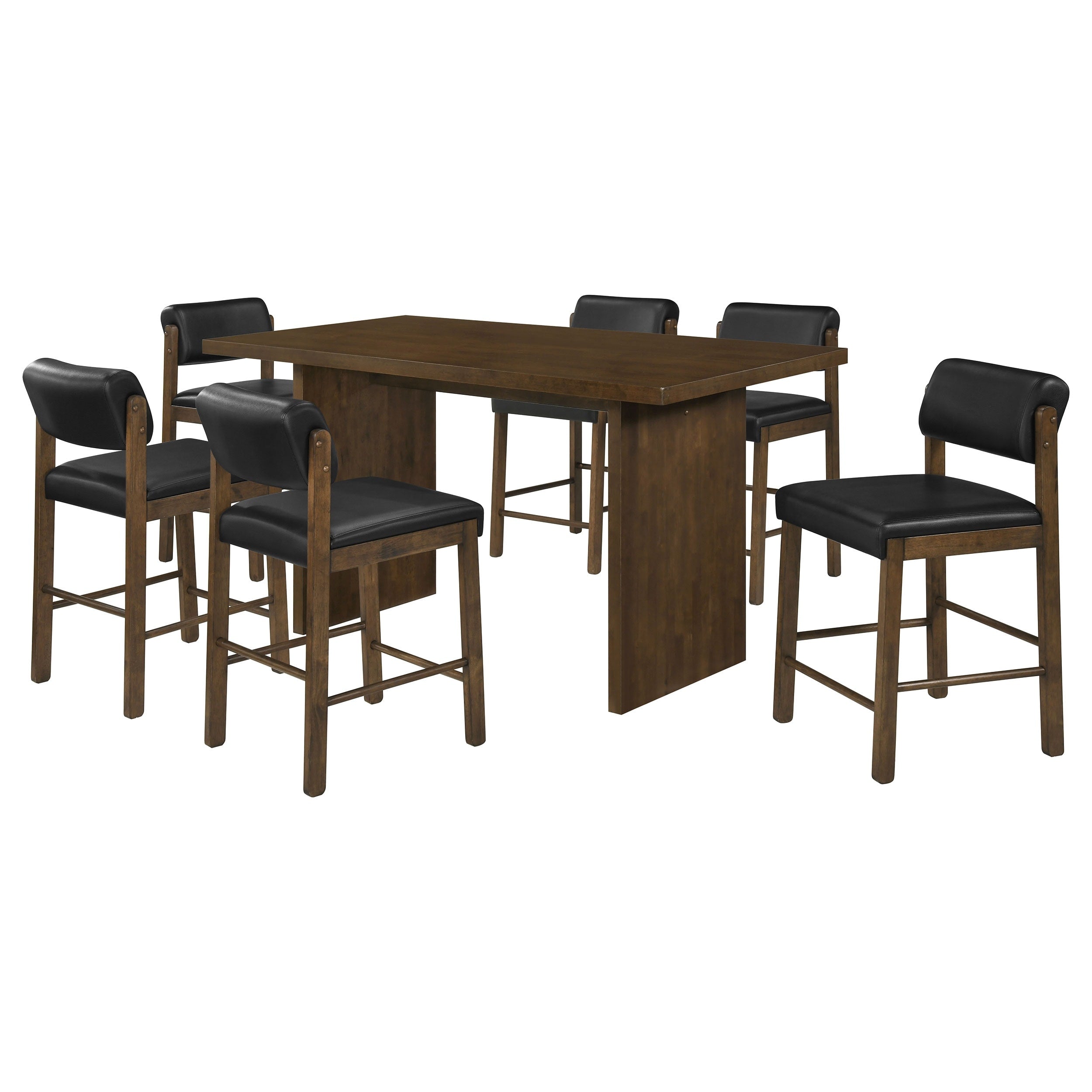 Decker 7 Piece 70 Inch Rectangular Counter Height Dining Set
