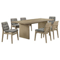 Decker 7 Piece 82 Inch Rectangular Dining Set