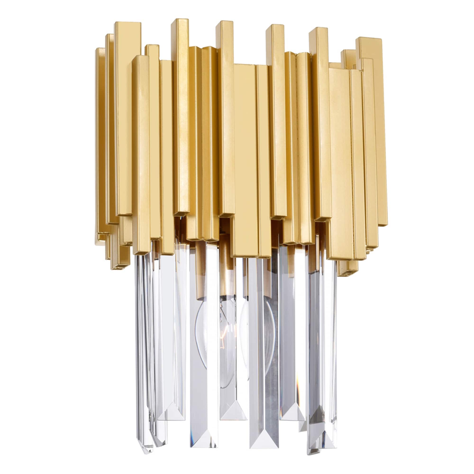 Deco 1 Light Wall Light With Medallion Gold Finish Medallion Gold