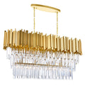 Deco 9 Light Pool Table Light With Medallion Gold Finish Medallion Gold