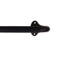 Deco Window 18 44 Inch Wrap Around Blackout Curtain Rod 19Mm Adjustable Curved Rod With Wall Brackets Black Matte
