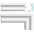 Decorative 3.4 Inch Door Casing 8 Pieces