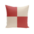 Decorative Outdoor Checkered Print 20 Inch Pillow