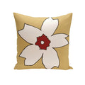 Decorative Outdoor Large Floral Print 20 Inch Pillow